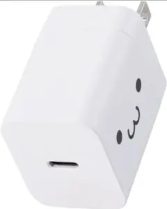 エレコム USB PD 20W AC充電器 （しろちゃん） PSE適合
