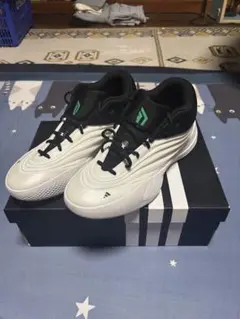 デイム X adidas バスケットボールシューズ ホワイト/ブラック