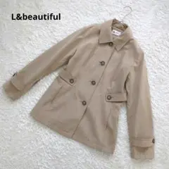L&beautiful トレンチコート　Lサイズ ベージュ