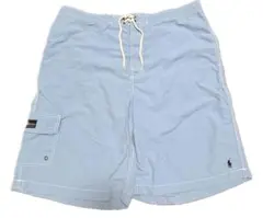 【新品未使用】Polo by Ralph Lauren 水着 XL ライトブルー