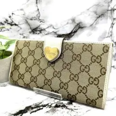 GUCCI ハート GG 長財布 3856