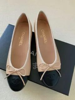 CHANEL フラットシューズ バレエシューズ 38.5
