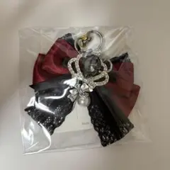 ハンドメイド リボン チャーム ナスカン付