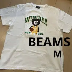 BEAMS T クマデザイン Tシャツ M