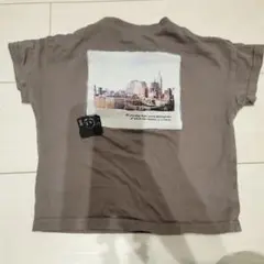 バックプリント　ロゴ半袖Tシャツ