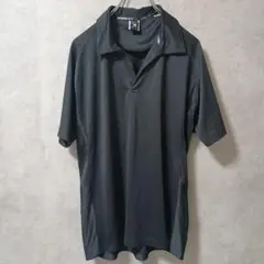 オークリー/OAKLEY/ポロシャツ/L/ゴルフ/GOLF/スキッパー/スカル