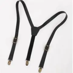 axes femme 額縁バックルサスペンダー(黒色) F