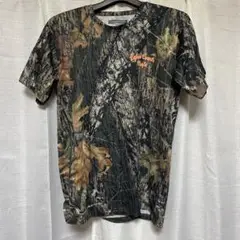 良品　PORT AUTHORITY 迷彩Tシャツ　茂みに目？　サイズS