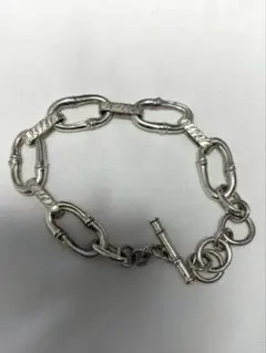 ほぼ新品　未着用　定価¥72600 シルバー　ブルーナボイン　竹虎ブレス
