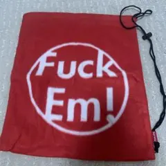 supreme ナップザック 赤色 プリントロゴ