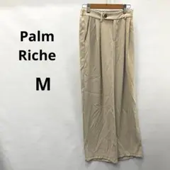 ポームリシュ　レディース スラックス M ウエストゴム　ベージュ　787