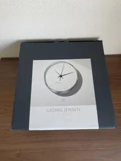 ジョージジェンセン　GEORGJENSEN　コッペル　30cm シルバー 掛時計