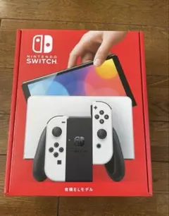 新品未開封Switch 有機el ホワイト 店舗印あり