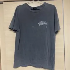 Stussy グレー Tシャツ バックプリント