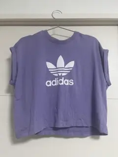 adidas パープル ノースリーブ Tシャツ A/S