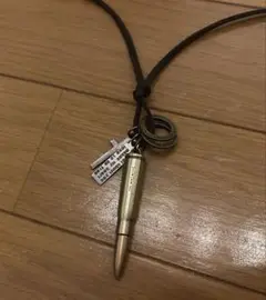 弾丸 ネックレス ミリタリー