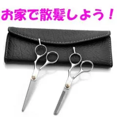 家庭用 はさみ 散髪セット すきバサミ プロ品質 20% 美容師 理容 美容院