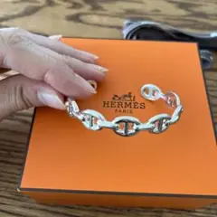 美品♡エルメス HERMES シェーヌダンクル バングル ブレスレット
