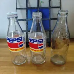 PEPSI 空き瓶 3本セット