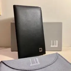 未使用 dunhill ダンヒル 長財布 ブラック レザー ビンテージ