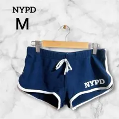 NYPD 【Ｍ】ネイビーショートパンツ 古着