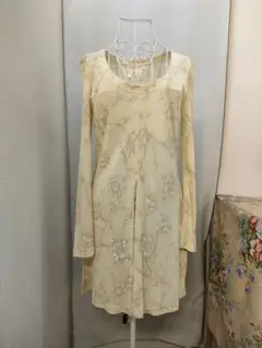 エスカーダ イエロー ロング丈 花柄
