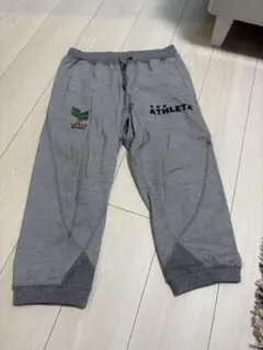 ATHLETA 7部丈　グレー ジョガーパンツ Mサイズ