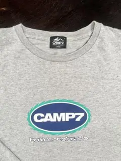古着　CAMP7 グレー ロングスリーブ Tシャツ L
