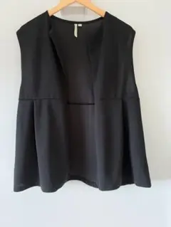 ◆ＨＫ　WORKS LONDON ストレッチ　薄手　ジレ◆サイズＬ
