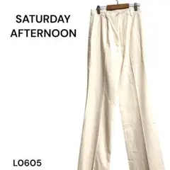 ★美品★SATURDAY AFTERNOON ワイドパンツ ホワイト スラックス