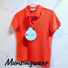 『新品』Munsingwear ゴルフウェア♡オレンジ ポロシャツ