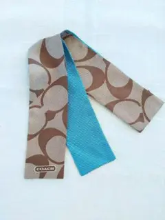 【Like new】 coach silk 100% scarf