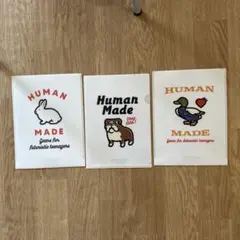 human made クリアファイル 3枚セット