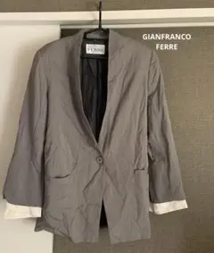 GIANFRANCO FERRE ブラウン系 ジャケット シルク 40