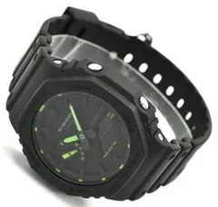 G-SHOCK デジタル腕時計 ブラック/グリーン