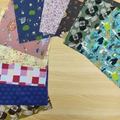 ★A93★ カットクロス/プリント生地/国産/25cm×25cm/10点