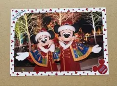クリスマス　スペシャルフォト　サンタヴィレッジ　ディズニー　ミッキー　ミニー