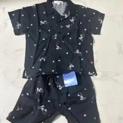 新品未使用GLOBAL WORK ミッキー 半袖シャツ・パンツセット 100cm