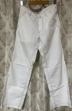 【値下げ不可】Heal Creek ホワイト ストレートパンツ 82