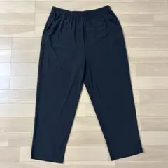 ❣️ウエストゴムブラックカジュアルパンツ☆サイズLL