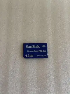 メモリースティックデュオ　 4GB SanDisk PSP