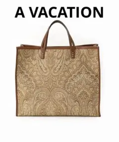 【美品】A VACATION TANK 別注ペイズリー