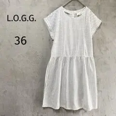 新品タグ付き✨️l.O.G.G. H&M/シャツワンピース/S/ストライプ