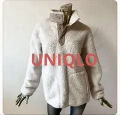 ☘️T14062☘️UNIQLO フリースオーバーサイズプルオーバー S