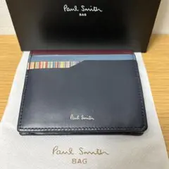 Paul Smith ストライプスロット ミニ財布(USED)