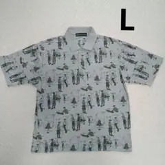 ポロシャツ　メンズL