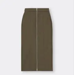 裏フリースフロントジップスカートQ タイト タイトスカート スカート