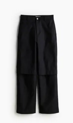 H&M エイチアンドエム　オープンニーツイルパンツ