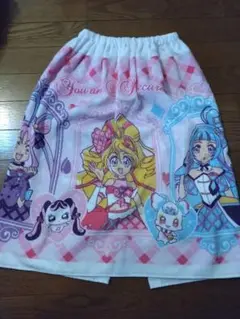 キミとアイドル　プリキュア　ラップタオル　プール　マキマキタオル　巻きタオル