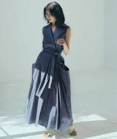 FRAY I.D ロングジレ ロングワンピース